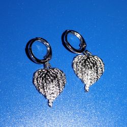 Silver Winged Earrings 