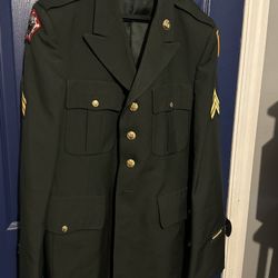 military Dress jacket men 42L