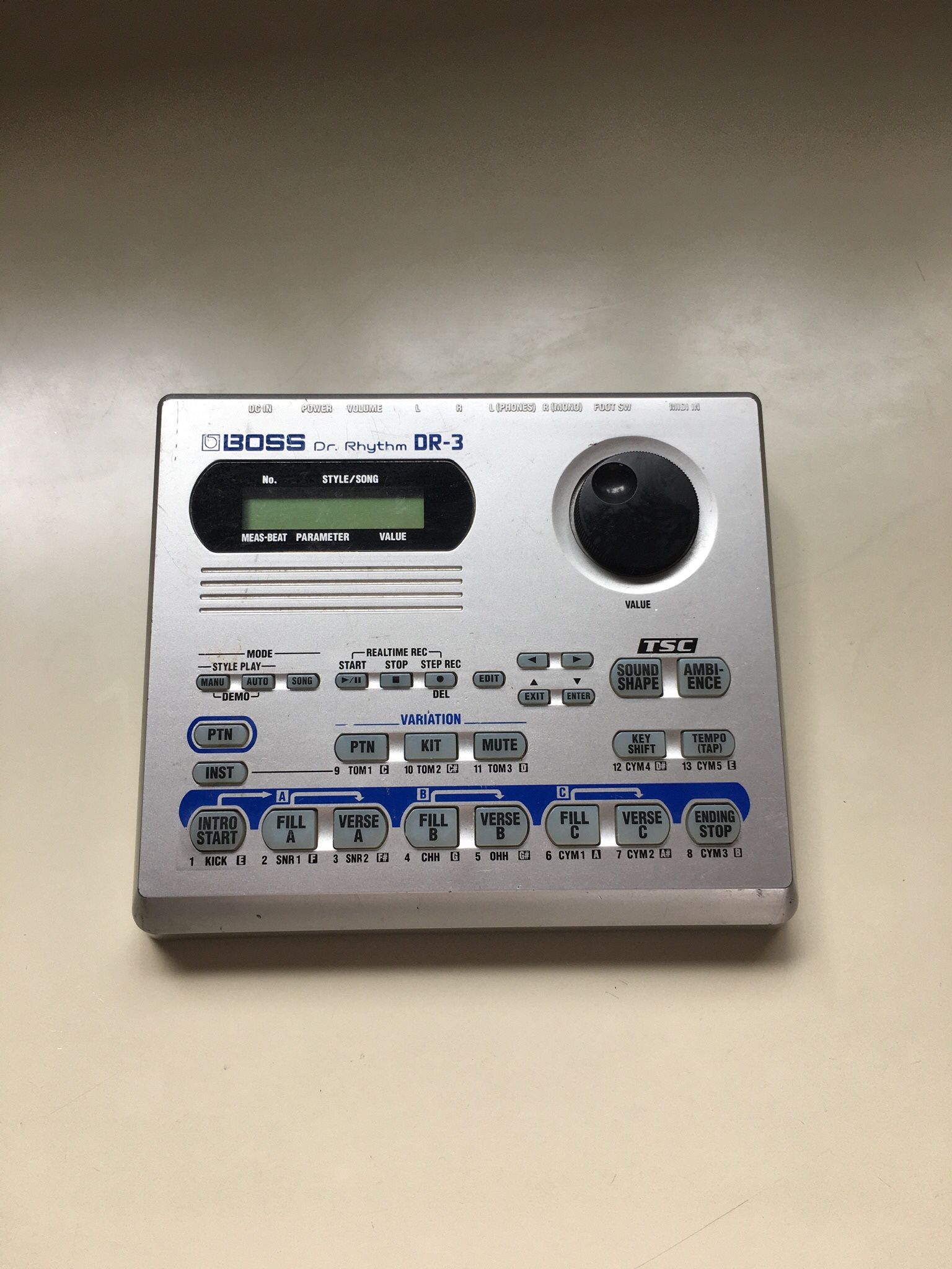 Boss DR-3 Dr. Rhythm Drum Machine  
