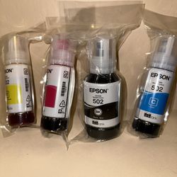 Epson 502 Ink bottles