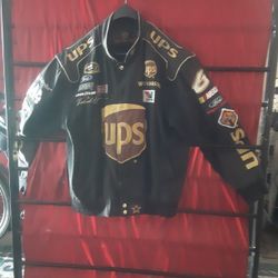 Vintage UPS David Ragan Racing Jacket