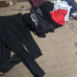 Men bundle of clothes