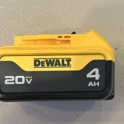 Dewalt 20V MAX 4 Amp Battery