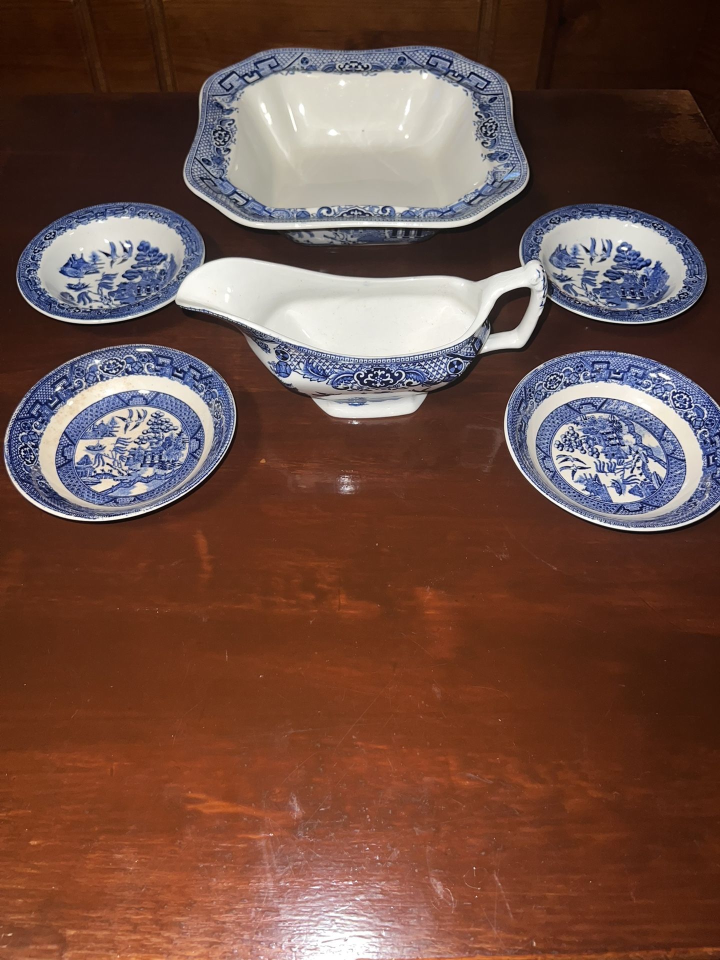 Blue Willow *Wood And Sons Dishes”