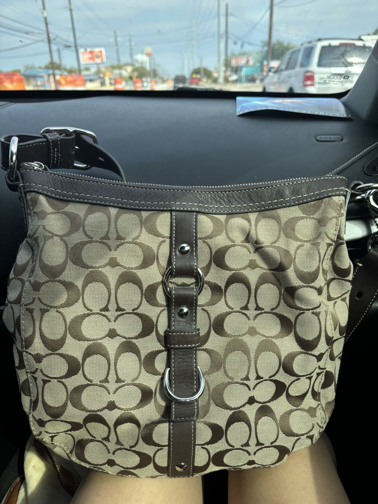 y2k vintage Coach monogram purse