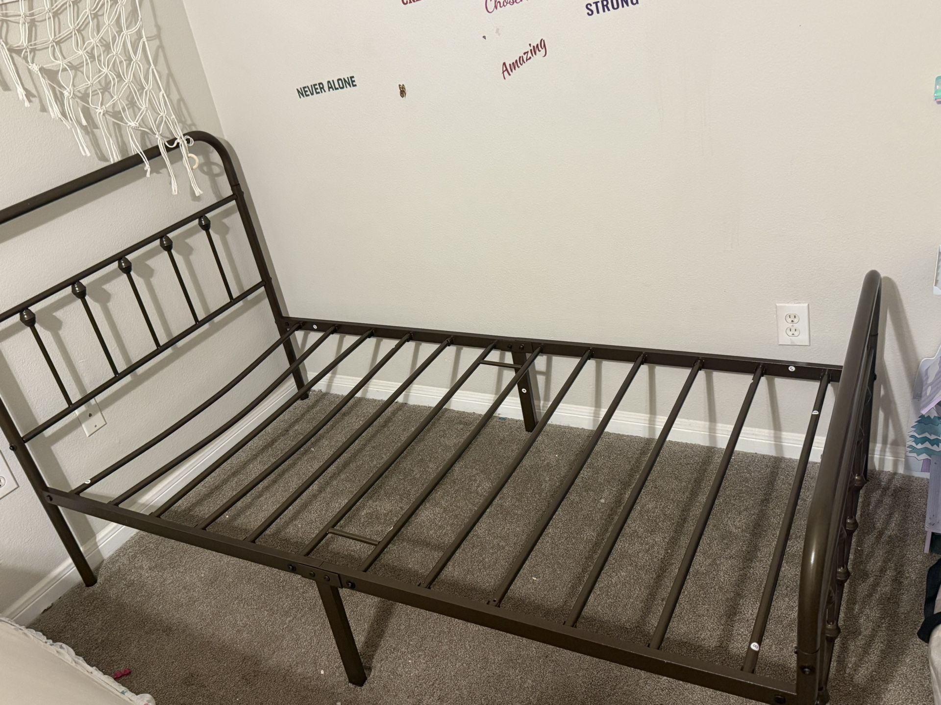 Twin Metal Bed Frame - Still Available 