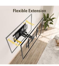 Swivel and tilt tv wall mount holds up to 90'