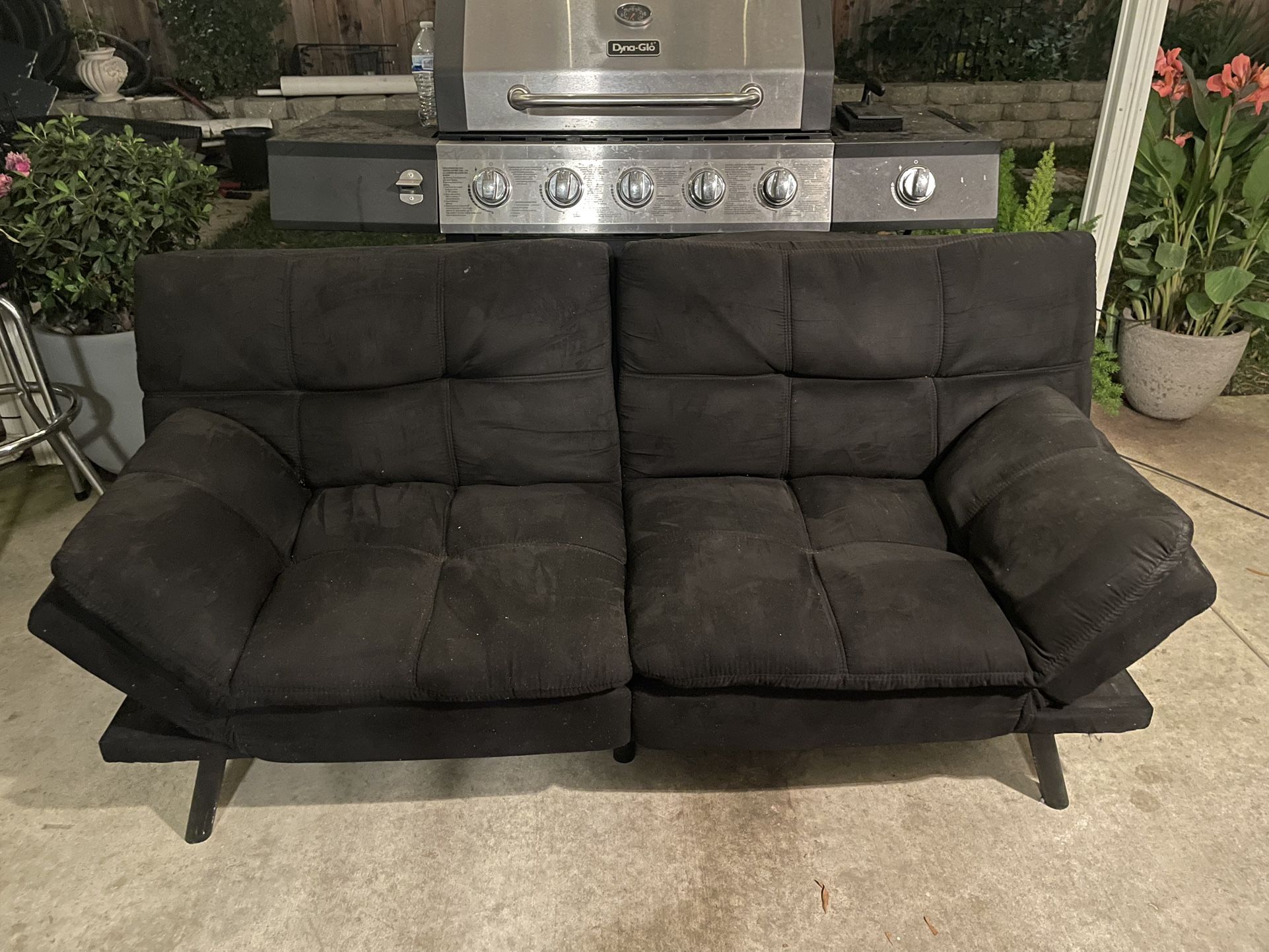 Black Foldable Couch