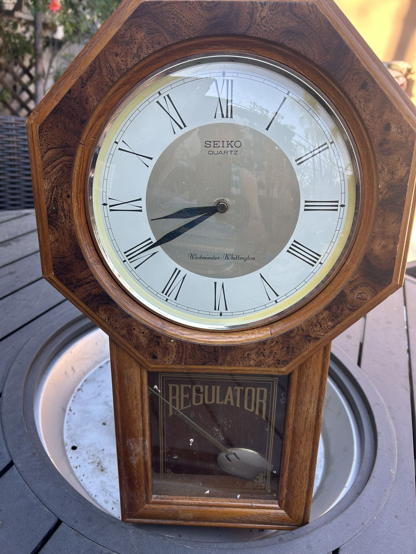 Seiko Quartz Westminster Wall Clock Chimes