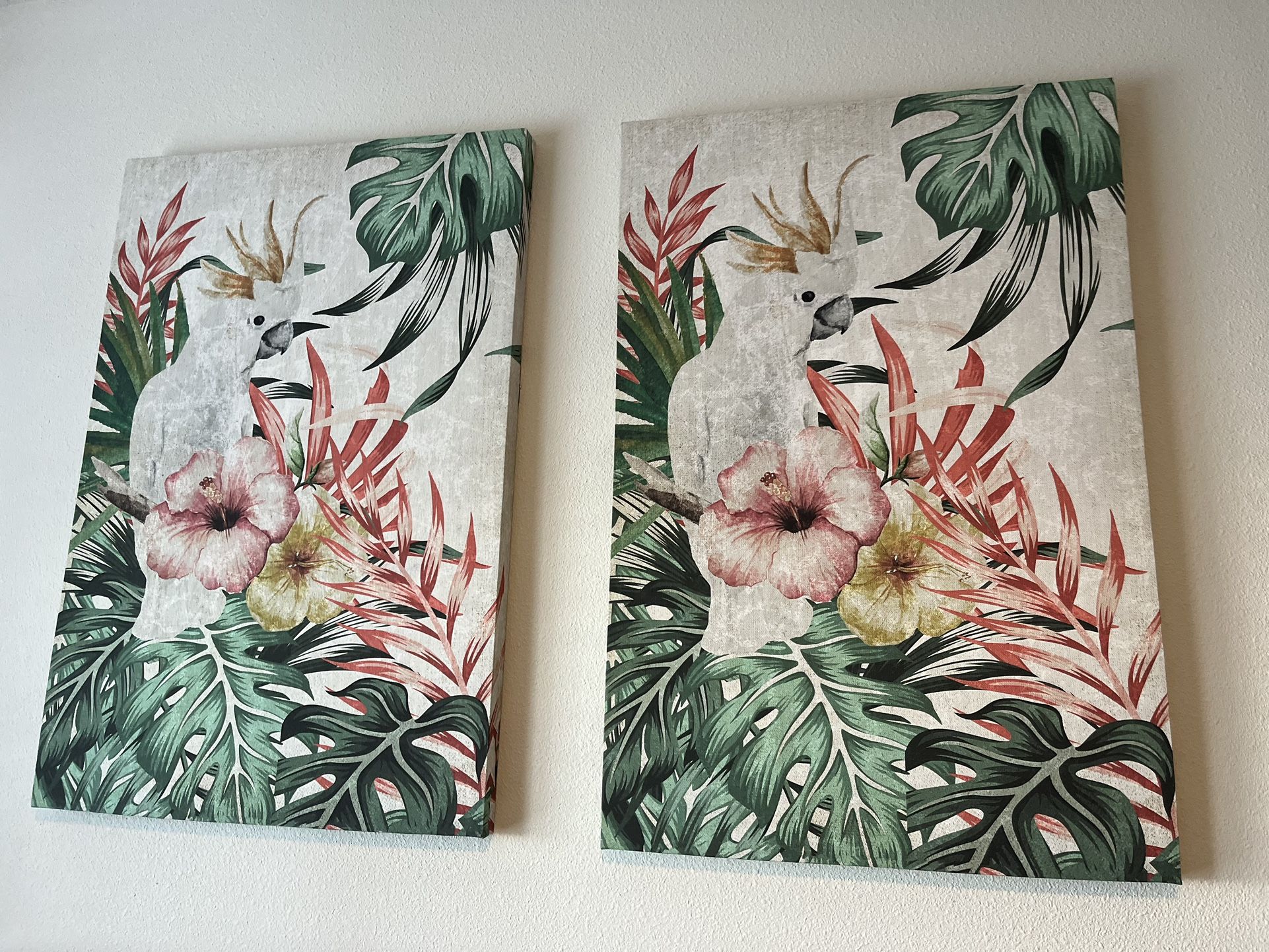 Pair Of Floral Paintings