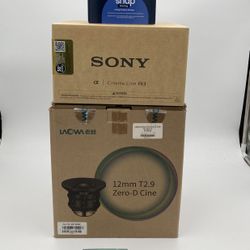 Sony FX3A Cinema Camera With Laowa 12mm T2.9 Cinema Lens 8/29 Sale!