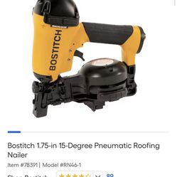 Brand New Bostitch Roofing nailer 