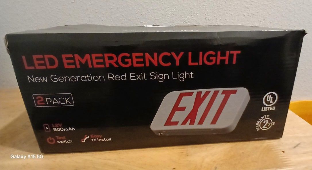 Brand New In Box Emergency Exit 2 pack