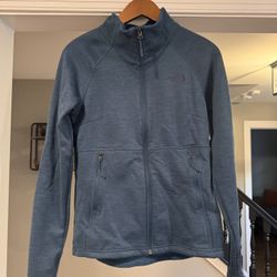The North Face Women’s Fleece Full Zip Jacket, Size Small, Blue