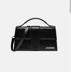 Jacquemus Black Leather Handbag