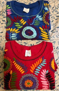 Blusas mexicanas bordadas
