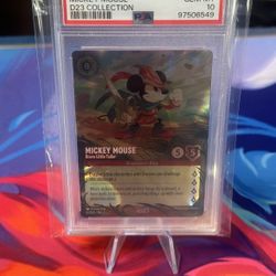 Disney Lorcana D23 Brave Little Tailor Promo PSA 10