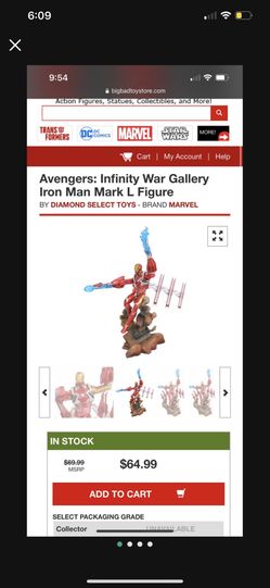 Iron Man Mk50 Pvc Diorama Collectible