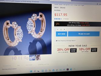 Ítalo Jewelry Rose Gold Marquise Cut Hoop Earrings