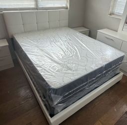 New Full Size Mattress + Box Spring