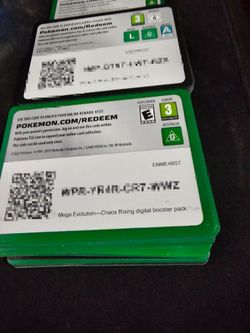 Pokemon TCG Code Cards
