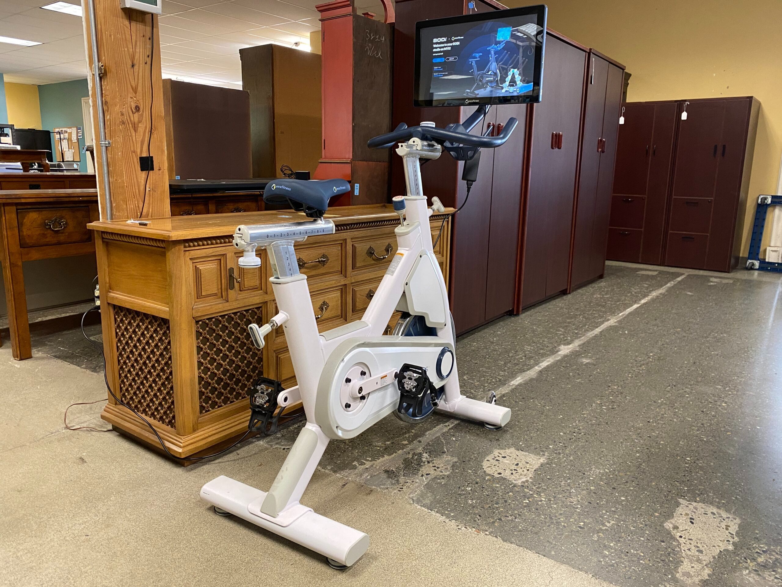MYXFITNESS Electric Exercise Bike w/ Touchscreen