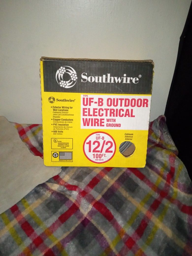 SOUTHWIRE, 100 FT. Outdoor Electrical Wire.