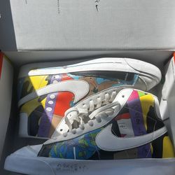 Nike Blazer Mid 77 Flyleather Ruohan Wang size 11.5