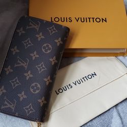 Louis Vuitton Red Mono Zippy 