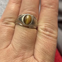 Vintage Tigers Eye  Ring