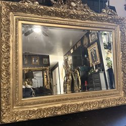 Large Heavy Beveled Mirror