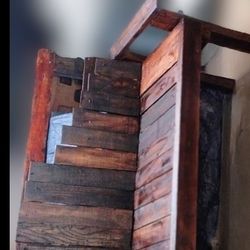 Banco De Madera Hecho A Mano Indor Outdoor