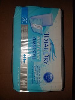 Total Dry Brief liner classic style