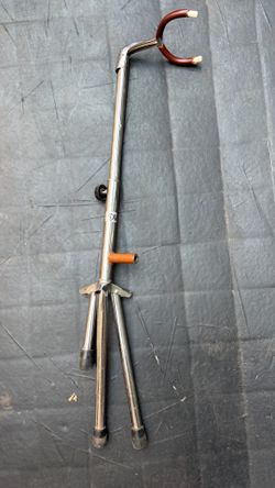 Vintage Hamilton Chrome Hanging Guitar Stand – Folding Tripod Holder (KB38 Style)
