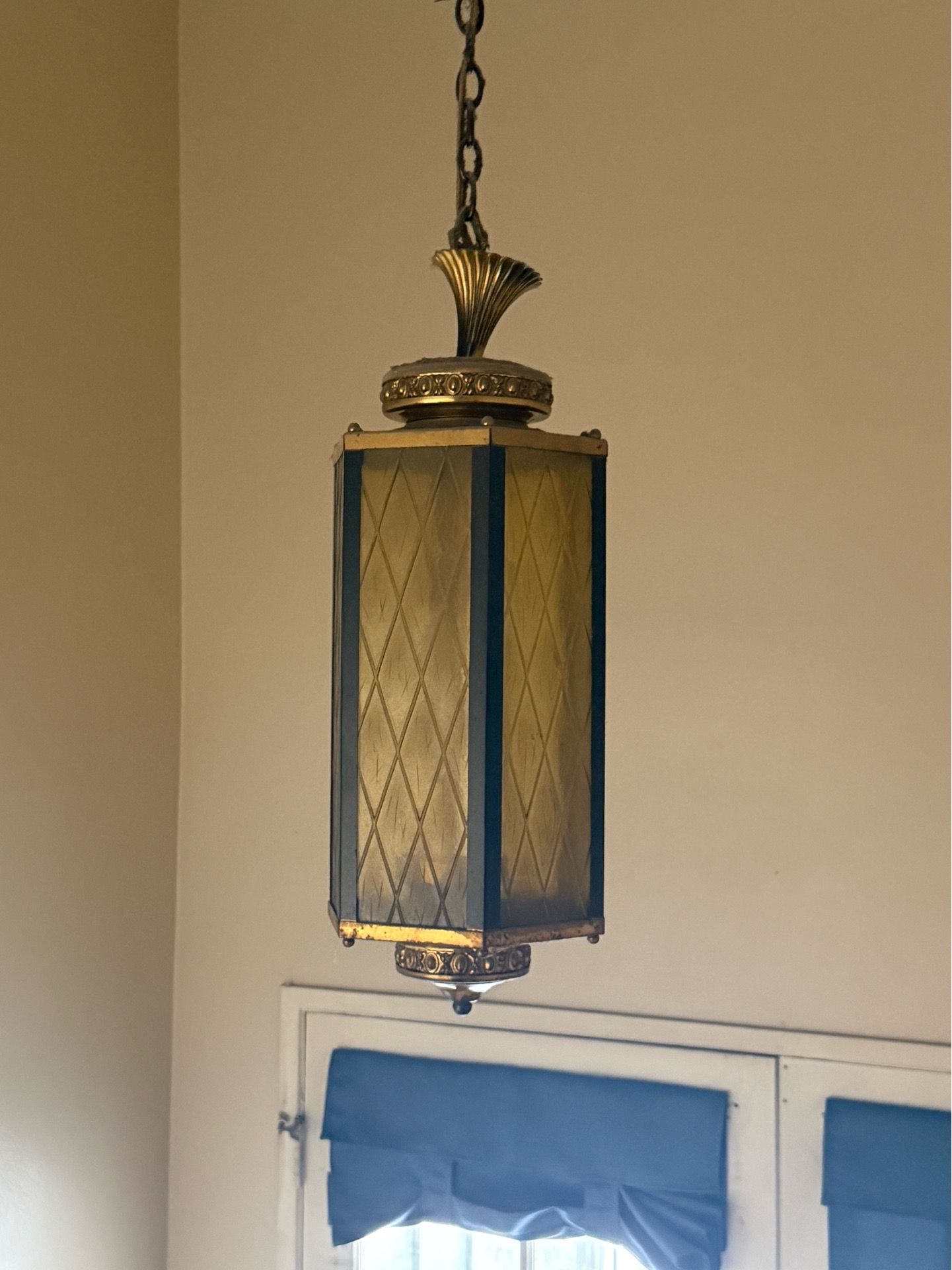 Vintage pendant light.