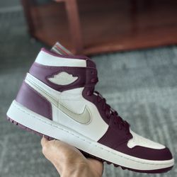 Jordan 1 Hi Golf Bordeaux