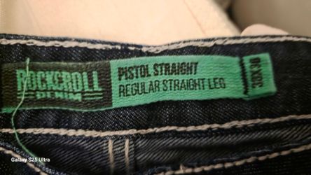 Rock & Roll Denim Pistol Straight Leg Jeans