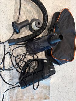 Portable Handheld Car Vacuum with Attachments + Carrying Case