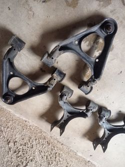 Front UPPER & rear UPPER Control Arms Set