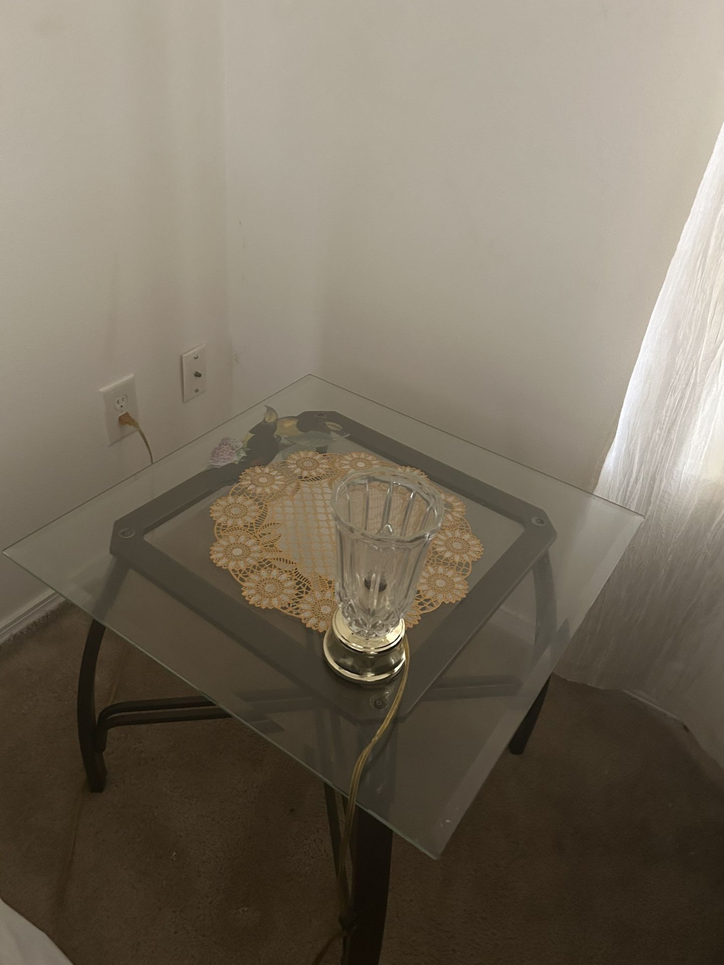 2 Side Glass Tables