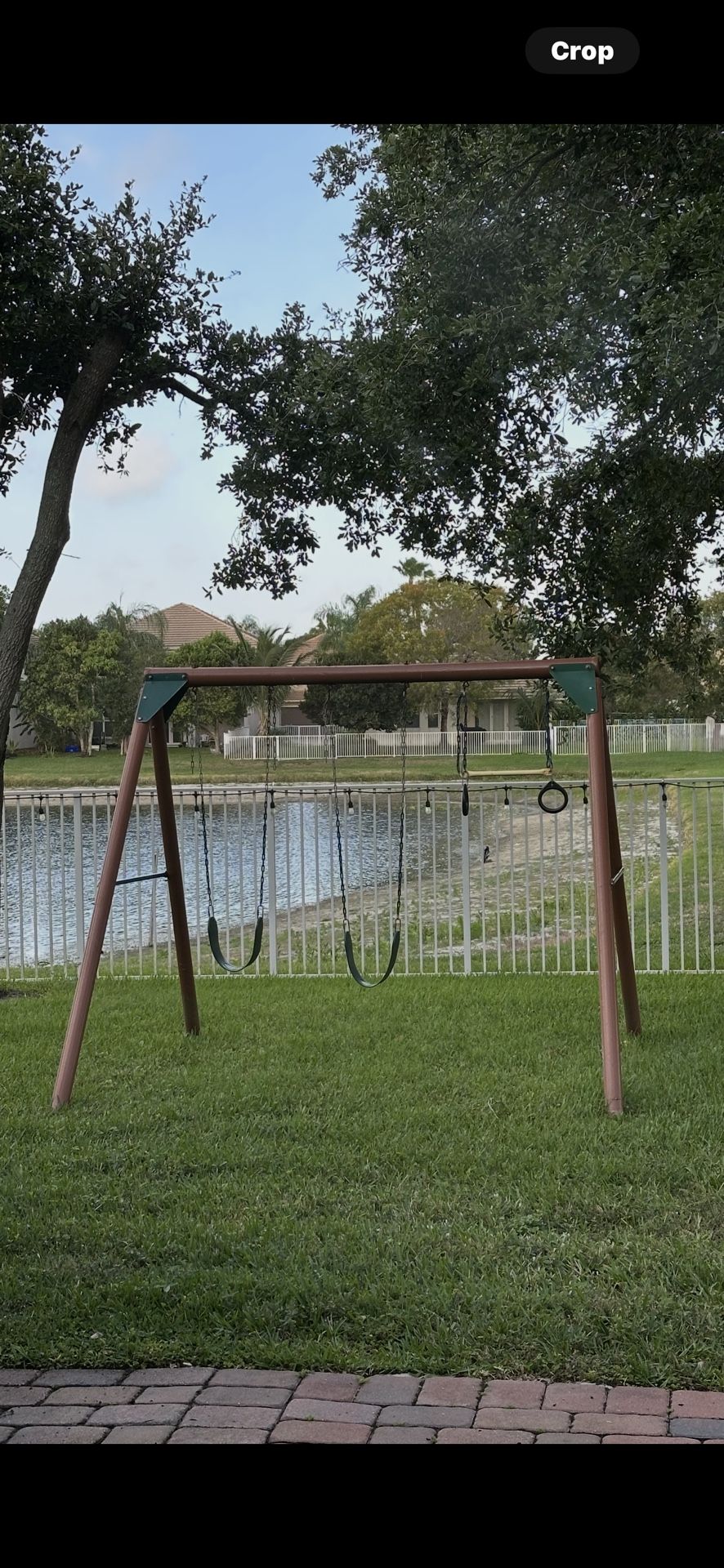 Swing-N-Slide Orbiter Complete Swing Set , In Excellent Condition