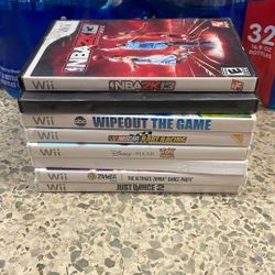 wii games lot 