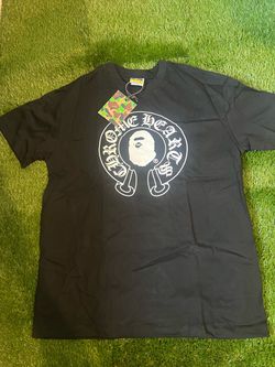 Chrome of hearts x bape shirt