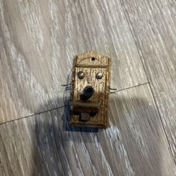 Miniature Dollhouse Furniture Vintage Wall Phone