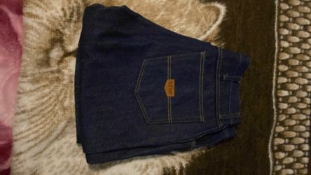 Red kap blue denim jeans size 34 by 32