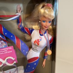 Mattel Olympic Gymnast Barbie 1996 Atlanta Olympics Doll