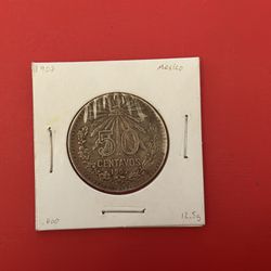 50 Centavos 1907 Silver