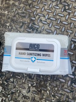 Hand sanitizer wipes