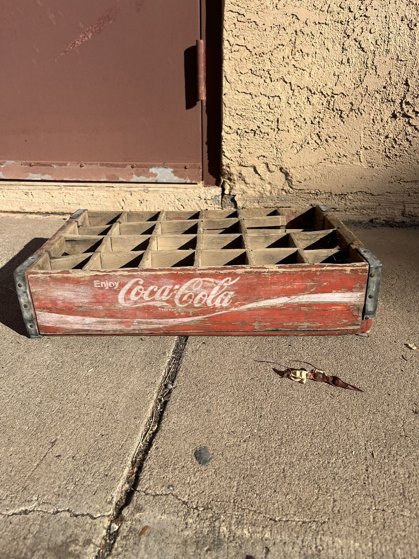 Antique Coke Wooden Bottle Holder