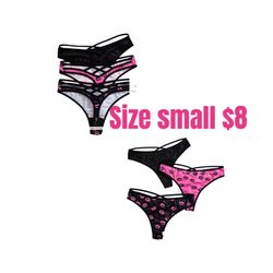 3 PANTIES THONG SMALL NEW ❤️❤️❤️